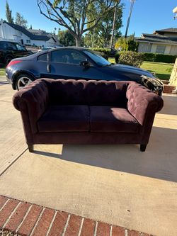 Velour Couch