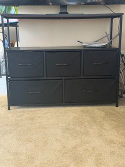 Dresser TV Stand with Drawers 38” wide by 31” tall