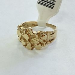 14k Gold Nugget Ring