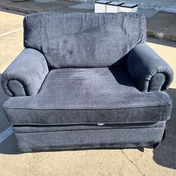 Blue Over Sized Chair