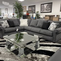Gray Sofa Sectional American 🇺🇸 Made