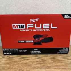 Milwaukee 2837-20 M18 18V Lithium-Ion Brushless Cordless FUEL 5 in. Random Orbit Sander (Tool-Only)
