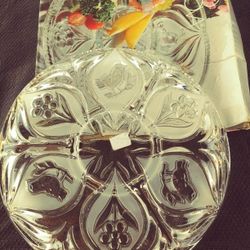 Glass Snack Tray