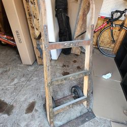 100-year-old Antique Crate Bottle Dolly Solid Wood And Iron Great Condition