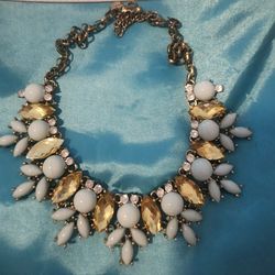 Vintage J. Crew Statement Necklace Wedding, Prom, Homecoming 