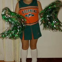 Miami Dolphins Cheer Costume Size 18 Months $5 