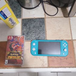 Nintendo Swotch Lite (Turquoise) With Pokémon Scarlet (Box included)