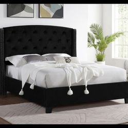 Queen Bed Frame With Mattress 