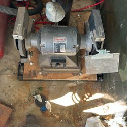 DURACRAFT 8 inch stone and brush grinder