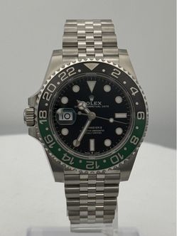 Rolex “Sprite” GMT-Master II Stainless Steel Watch