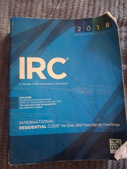 IRC international residential code book