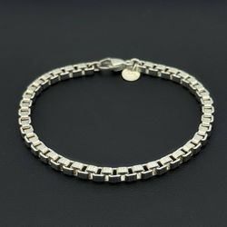 Tiffany & Co Venetian Link bracelet 7.5” Sterling Silver 925