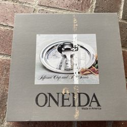 ONEIDA SILVER DIP DISH