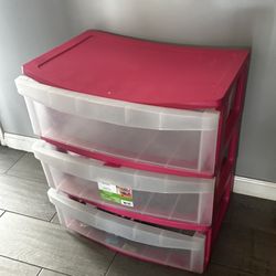 Plastic Three Drawer 
