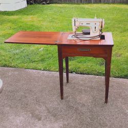 Indoor Table And Sewing Machine