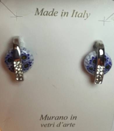 Murano in vetri d'arte earrings made in Italy*New