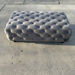 Gray Ottoman 