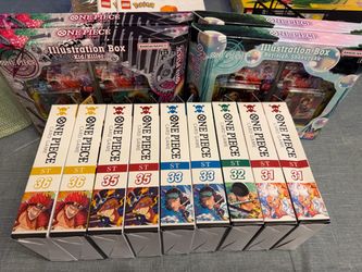One Piece Card Game Starter Decks & Illustration Boxes Bundle
