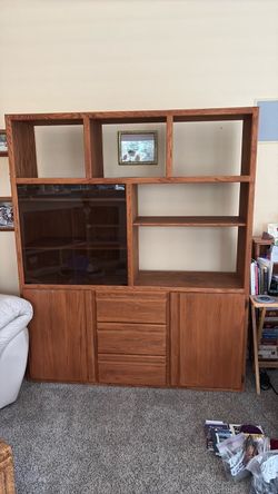 FREE Solid Oak Wall Unit