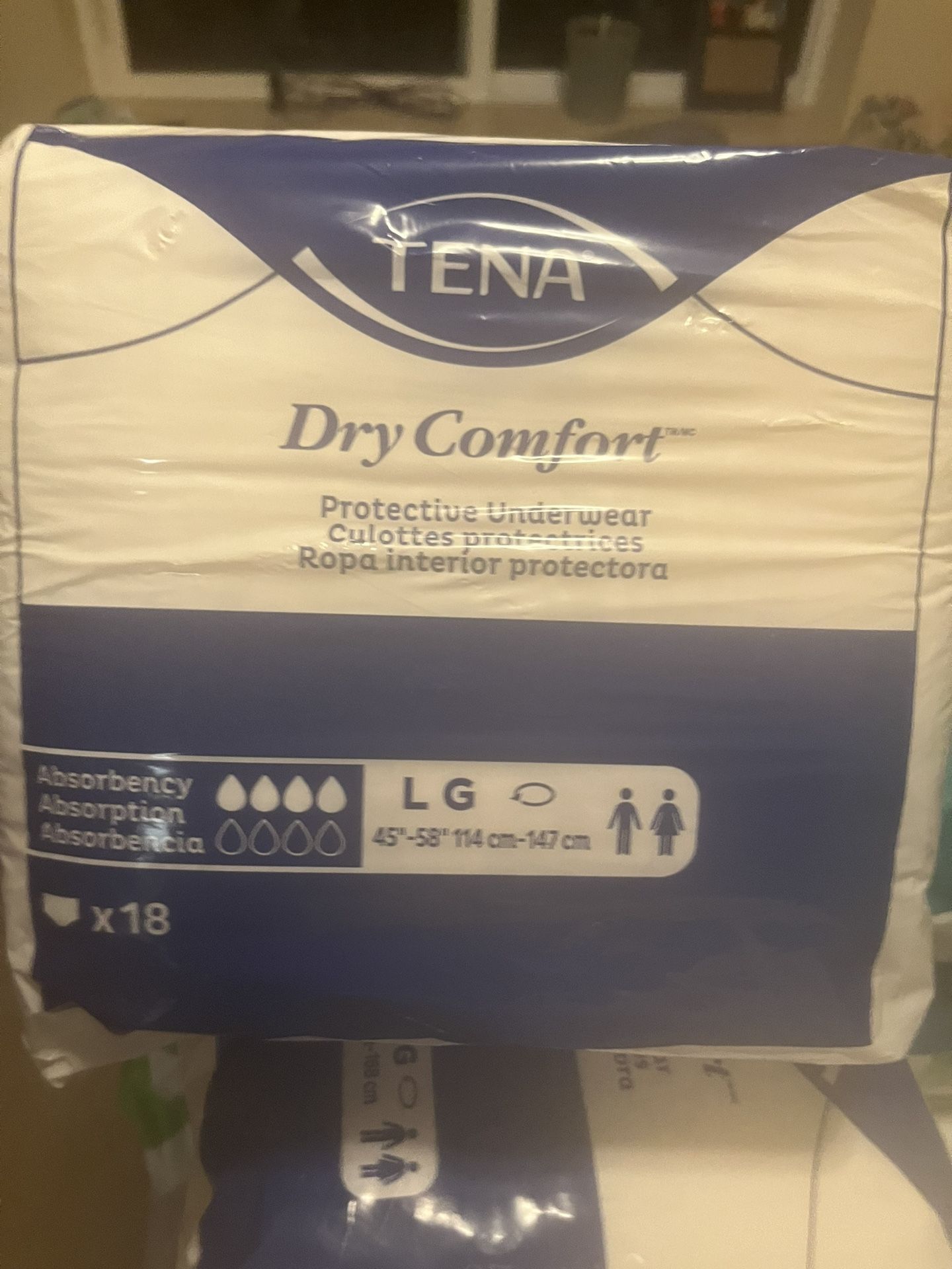 TENA DRY COMFORT PROTECTIVE UNDERWEAR