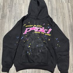 Black Sp5der Punk Hoodie
