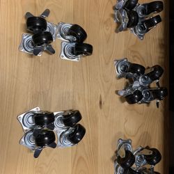 2 Inch Casters With Locks/ Brand New 