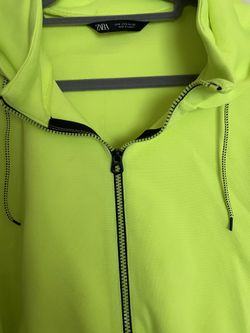 Zara neon outlet jacket