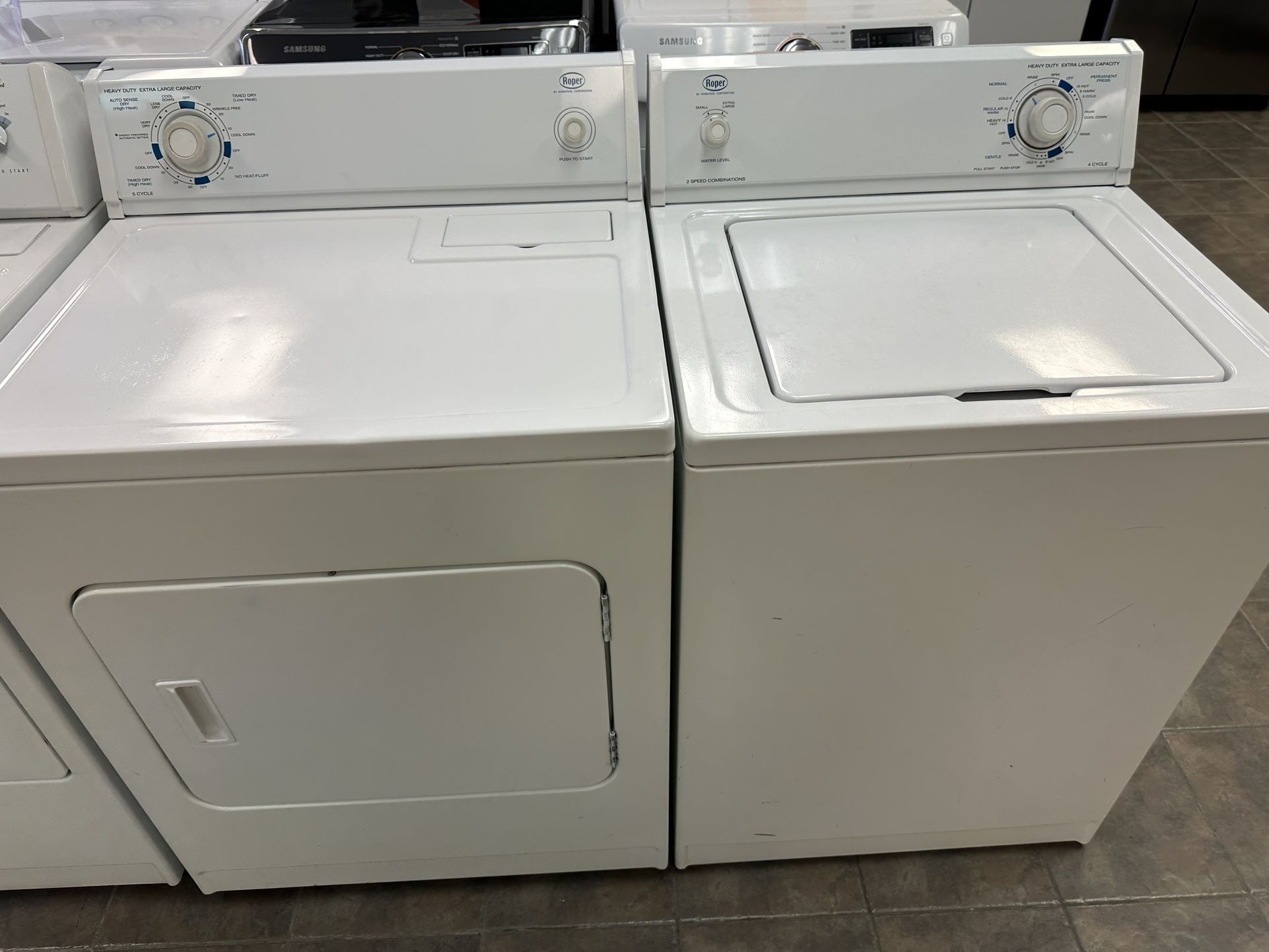 Roper Washer And Electric Dryer Set