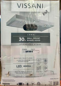 Vissani 30in Wall Mount Range Hood