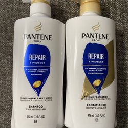 Pantene Repair And Protect Shampoo And Conditioner Combo 17.9 Oz