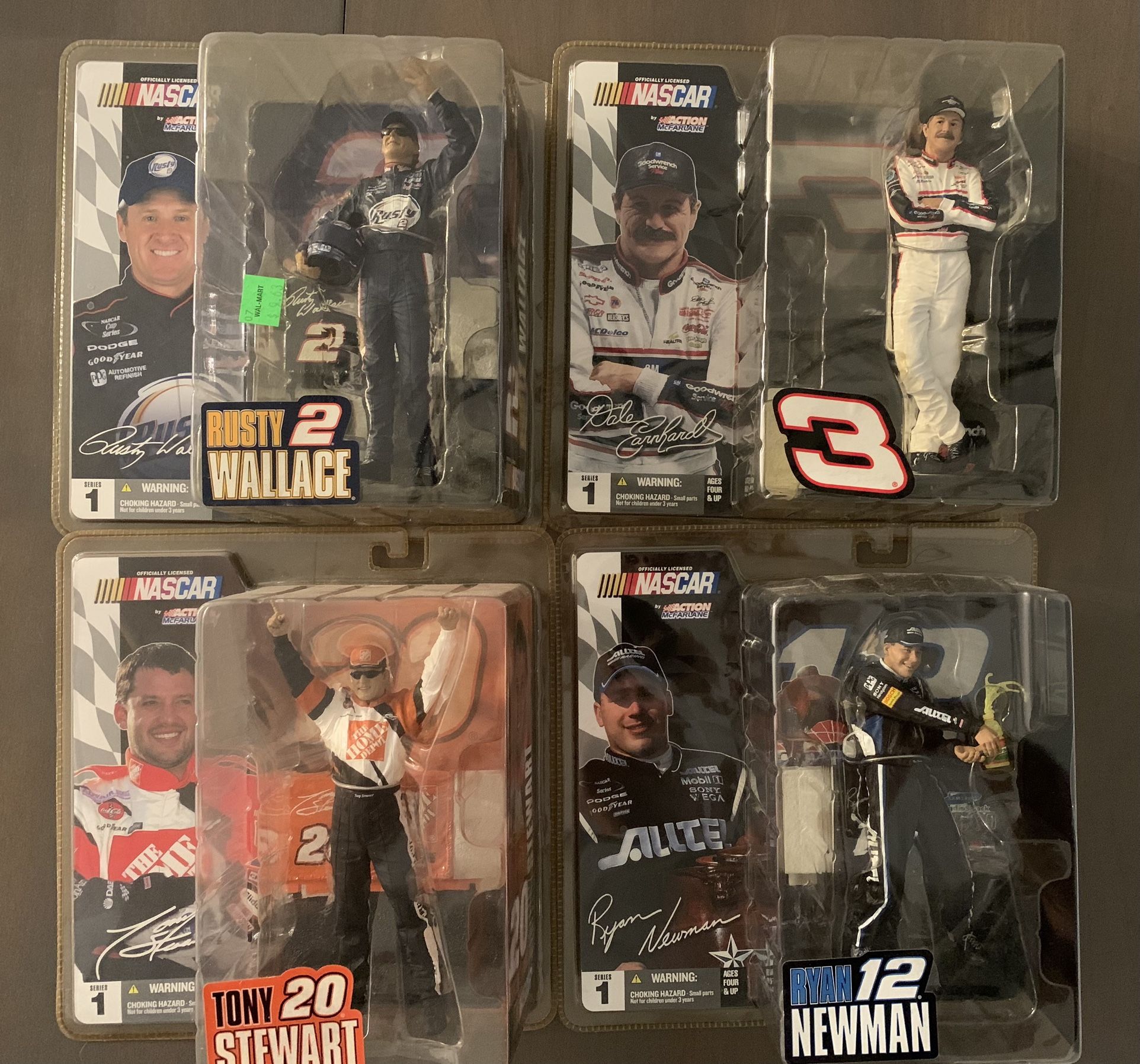 4 NASCAR McFarlane Figures - Dale Earnhardt Sr
