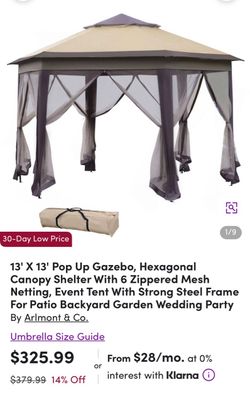 13x13 Gazebo