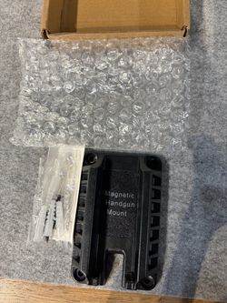 Magnetic Handgun Mount Hidden Pistol Holder Wall Under Desk Safe Storage