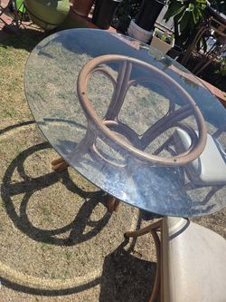 Glass table
