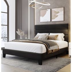 Full Size Bed In Velvet 