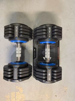 Xterra Adjustable 55 lbs Dumbbells Set
