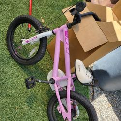 Pink Kids Bike 