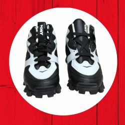 New In Box Pony Challenger Mid Black/Black/White Baseball  display picture 3