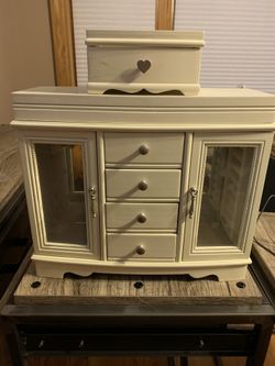 Jewelry box with smaller box.