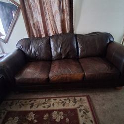 Leather Couch 