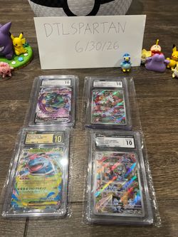 Pokemon japanese cgc slabs - $30 each