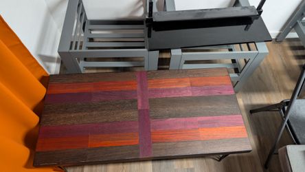 Exotic wood coffee table