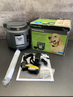 Premier Pet Wireless Containment Fence GIF00-16917 - NEW OPENED BOX