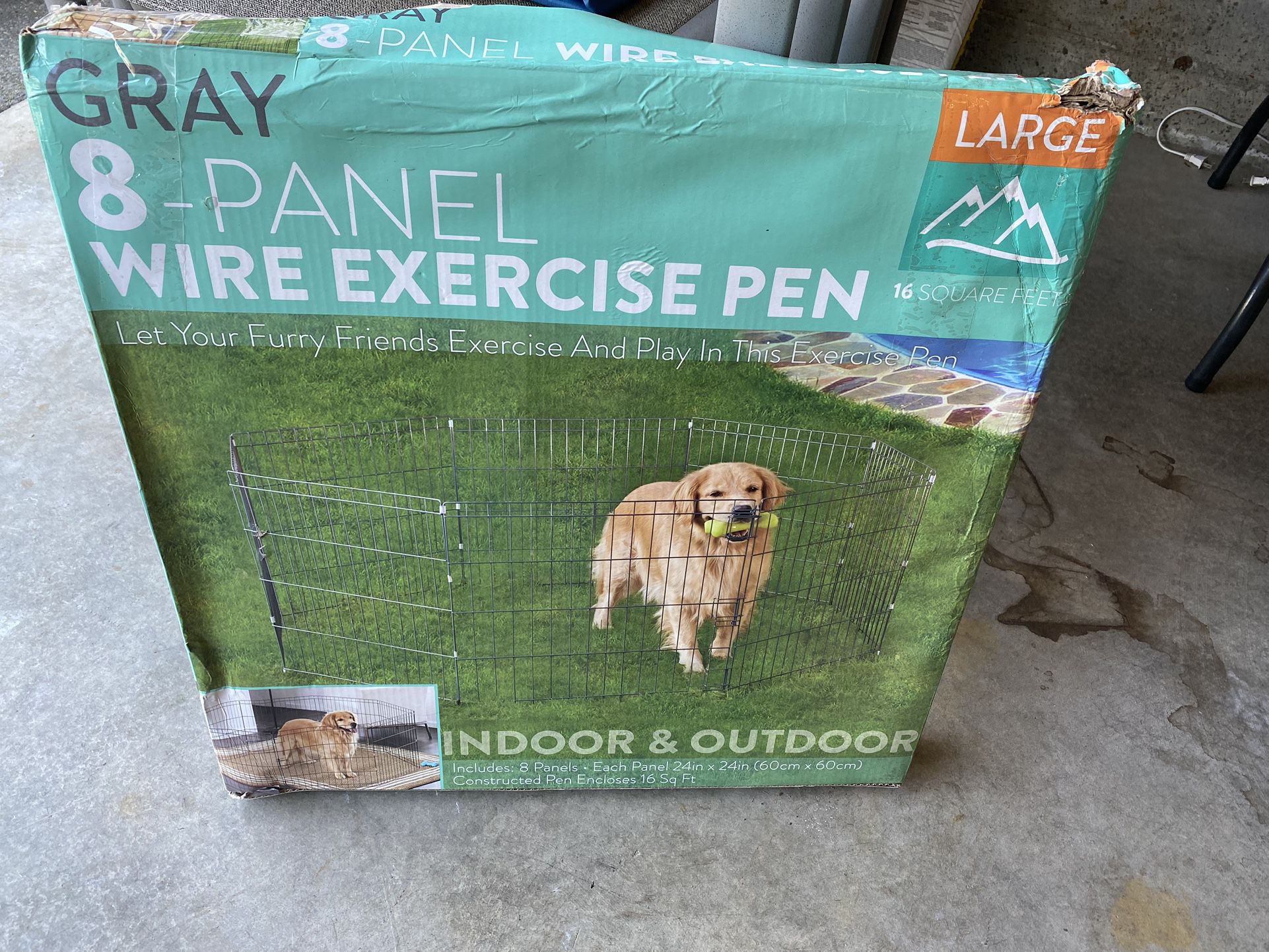 Free Wire Exercised Pen For Fur Friends 
