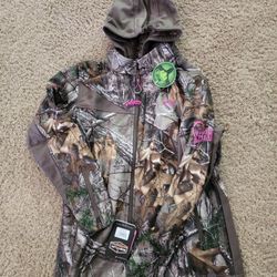 New Tags Women Cabelas Hunting Jacket L SCENT LOCK
