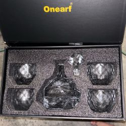 Whiskey Decant Set With Glasses High Quality 