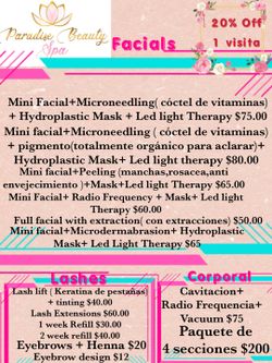 Spa’s Specials
