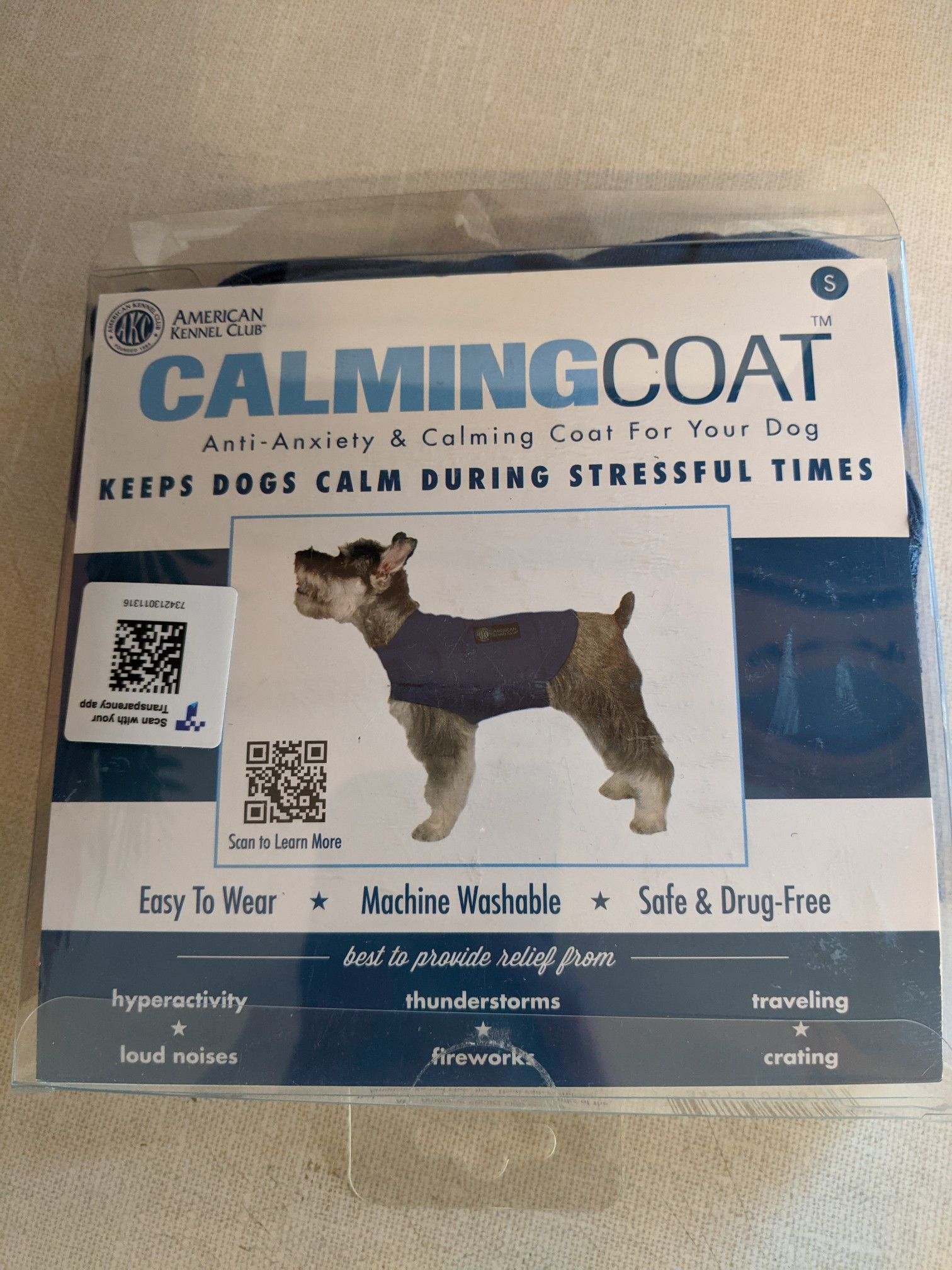 Size Small calming coat