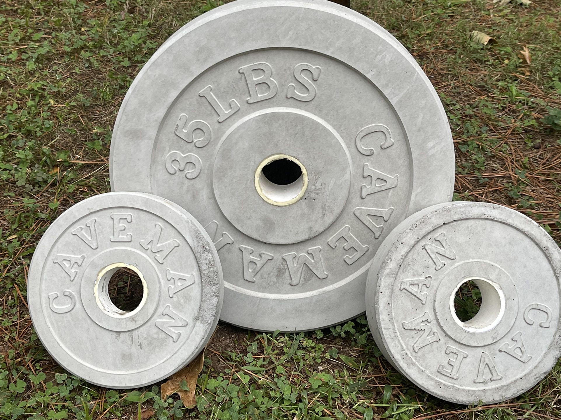 Concrete Olympic Barbell Weights