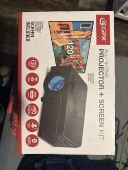 Projector With Screen 